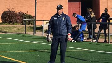 Felipe Moreno, dueño del Leganés y portero por un día