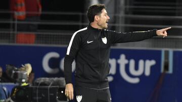 V&iacute;ctor S&aacute;nchez del Amo, en un partido del M&aacute;laga.