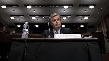 El director del FBI, Christopher Wray, fue cuestionado durante una audiencia este jueves acerca de la posible investigaci&oacute;n contra Donald Trump.