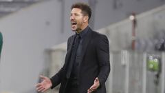 Simeone, durante el Bayern-Atl&eacute;tico