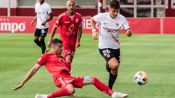 Imagen del partido entre el Sevilla Atl&eacute;tico y el Tamaraceite