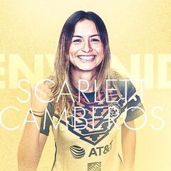 América femenil anuncia la llegada de Scarlett Camberos