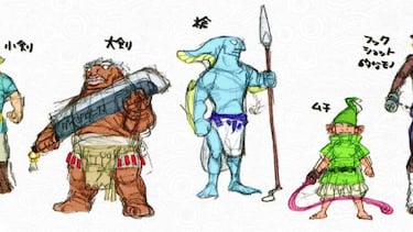 Se muestran los nuevos bocetos de Zelda: Breath of the Wild