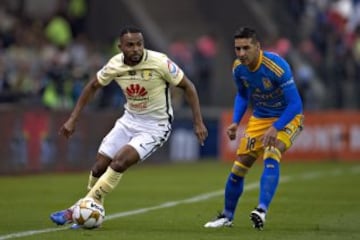 Gignac abrió el marcador ante un América que jugaba mejor. El francés salió lesionado y el empate del local vino por parte de Bruno Valdez. El campeón se decidirá en el Volcán.