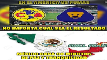 Este sábado en el Estadio Azteca, Águilas y Felinos se medirán en una edición más del Clásico Capitalino, por lo que los memes ya empiezan a ponerle sabor al duelo.