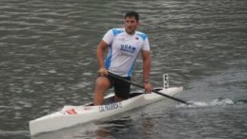 David Cal, en una imagen de julio de 2014 con los colores de la UCAM Murcia.