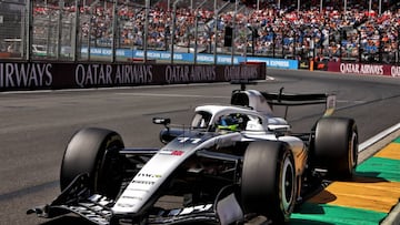 'Checo' en pista en el GP de Australia.