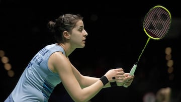 La espa&ntilde;ola Carolina Mar&iacute;n, en el All England de b&aacute;dminton.