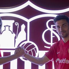 Jesús Navas es el espejo en el que se mira Bryan Gil