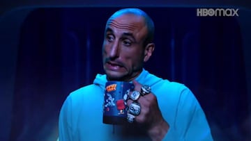 “¿Y si te llama Román?" La divertida secuencia de Ginobili en Space Jam