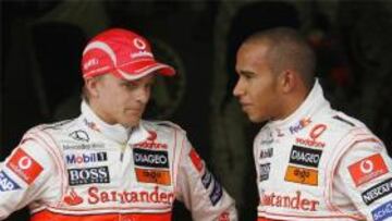 <b>DOS SENTIMIENTOS.</b> El finlandés se mostró encantado del puesto conseguido mientras el británico afirmó sentirse insatisfecho.