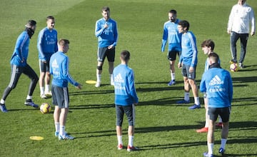 El Madrid entrena en víspera de Reyes Magos