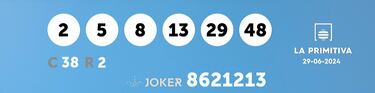 La Primitiva: comprobar los resultados del sorteo de hoy, sábado 29 de junio