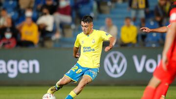 Moleiro, en un partido con Las Palmas.