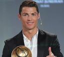 Cristiano Ronaldo recibió en Dubai el premio ‘Globe Soccer’