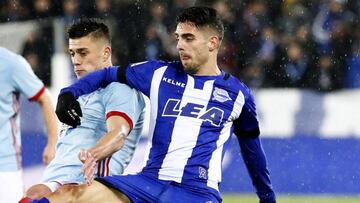 Rubén Sobrino con el Alavés.