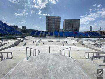 Así lucen ya los skateparks de los Juegos Olímpicos de Tokio