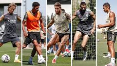 Modric, Varane, Ramos, Benzema y Casemiro, experiencia para un Madrid que termin&oacute; el mercado s&oacute;lo con el refuerzo de Odegaard.