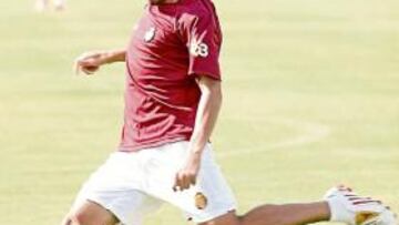 <b>AMBICIOSO. </b>Arango está convencido del margen de mejora del equipo ante el Espanyol.