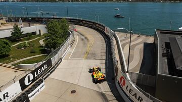 Palou, segundo en Detroit entre los Andretti