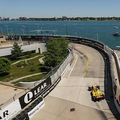 Palou, segundo en Detroit entre los Andretti