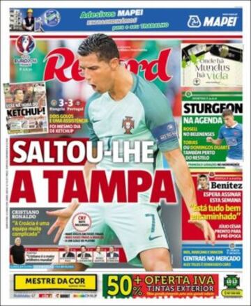 Portadas de la prensa mundial