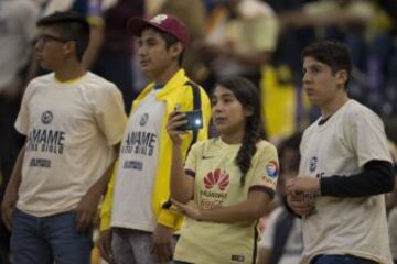 Los americanistas con mucha ilusión en su equipo.