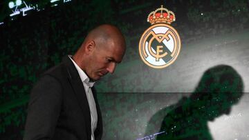 Zidane, el día de su segunda presentación como técnico.