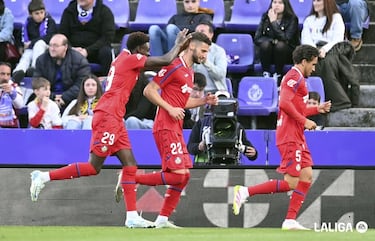 Duarte (Getafe)
Poco exigido en defensa, Duarte sigue siendo un baluarte para el equipo del Coliseum. En el recital de Terrats, participó con un gol.