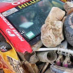 Así llegaron Al-Attiyah y su Toyota tras su KO en el Dakar