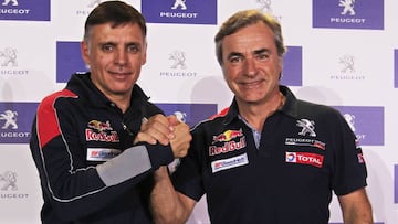 Lucas Cruz y Carlos Sainz.