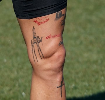 El ‘93′ de Ramos, la pierna de Messi, Gilardino y su Peppa Pig... Los tatuajes más feos de los futbolistas
