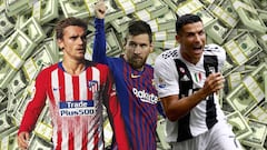 Sumas exhorbitantes por Griezmann, Alexis, Bale...