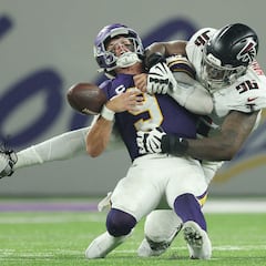 Six sacks, two picks, three fumbles: Falcons defense crushes McCarthy and Vikings