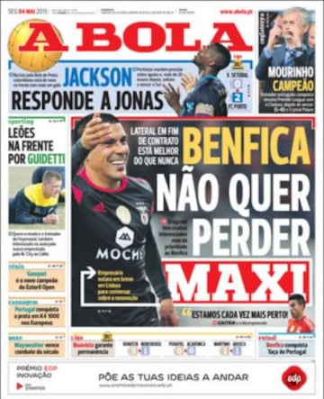 Portadas de la prensa deportiva