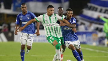 Millonarios vs Atlético Nacional en la Liga BetPlay