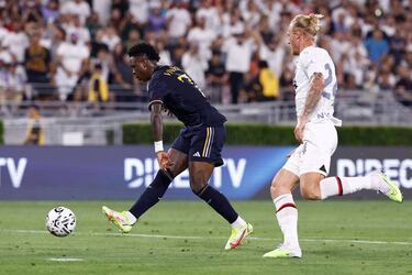 Vinicius afila los colmillos durante la gira americana