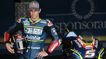 Johann Zarco con sus nuevos colores del Reale Avintia.