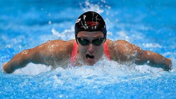 Spain&#039;s Mireia Belmonte competes in the women&#039;s 200m butterfly final during the swimming competition at the 2017 FINA World Championships in Budapest, on July 27, 2017.  / AFP PHOTO / CHRISTOPHE SIMON
 PUBLICADA 28/07/17 NA MA25 2COL