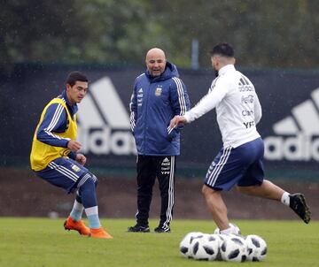 Buenos Aires 17 Mayo 2018, Argentina
Preparativos de la seleccion Argentina en el Predio de la AFA en Ezeiza, donde estÃ¡n 

Foto Ortiz Gustavo
