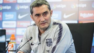 01/03/19 RUEDA DE PRENSA DE ERNESTO VALVERDE ENTRENADOR DEL BARCELONA