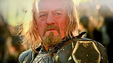 rey theoden el señor de los anillos esdla bernard hill titanic muerte de bernard hill mejores peliculas batalla campos de pelennor rohorrim rohan responderá gondor