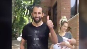 Hernan Barcos es ofendido en Medellín por un hincha del DIM