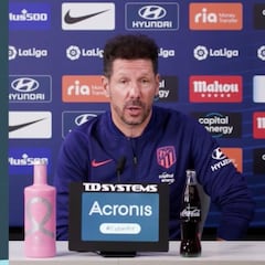 Simeone: "Hemos empezado perdiendo muchos partidos, pero el equipo tiene respuesta"