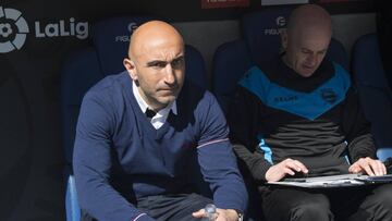 Abelardo ante el Espanyol.