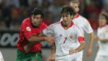Raúl González durante la Eurocopa de 2004.