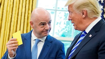 Gianni Infantino, presidente de la FIFA, habló de la posibilidad de que se jueguen partidos de La Liga de España en Estados Unidos tras reunión con Trump.