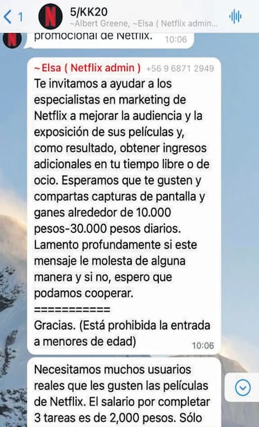 “Hasta $30.000 pesos diarios”: cómo evitar la estafa perfecta por WhatsApp que involucra a Netflix y que tiene en alerta a los chilenos