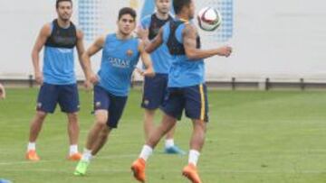 Adriano, baja en el Barça.