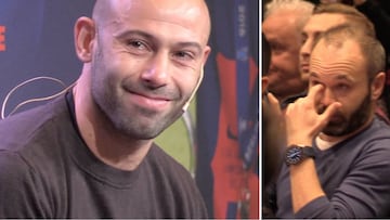 El emotivo discurso de Mascherano que hizo llorar a Iniesta